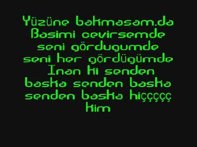 Kimse yok icimde